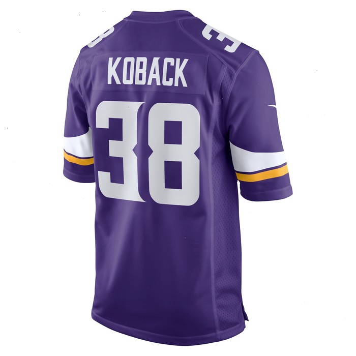 Bryant Koback Minnesota Vikings Nike Home Game Player Jersey - Purple