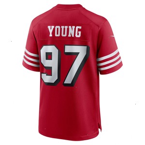 Bryant Young San Francisco 49ers Nike Retired Alternate Game Jersey - Scarlet