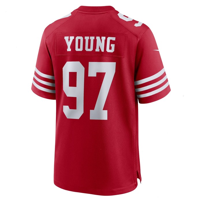 Bryant Young San Francisco 49ers Nike Retired Player Game Jersey - Scarlet