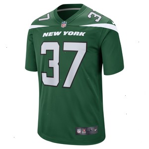 Bryce Hall New York Jets Nike Game Jersey - Gotham Green