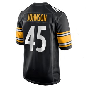 Buddy Johnson Pittsburgh Steelers Nike Player Game Jersey - Black