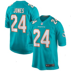 Byron Jones Miami Dolphins Nike Game Jersey - Aqua