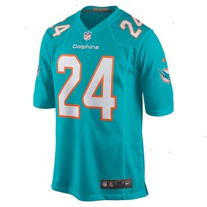 Byron Jones Miami Dolphins Nike Game Jersey - Aqua