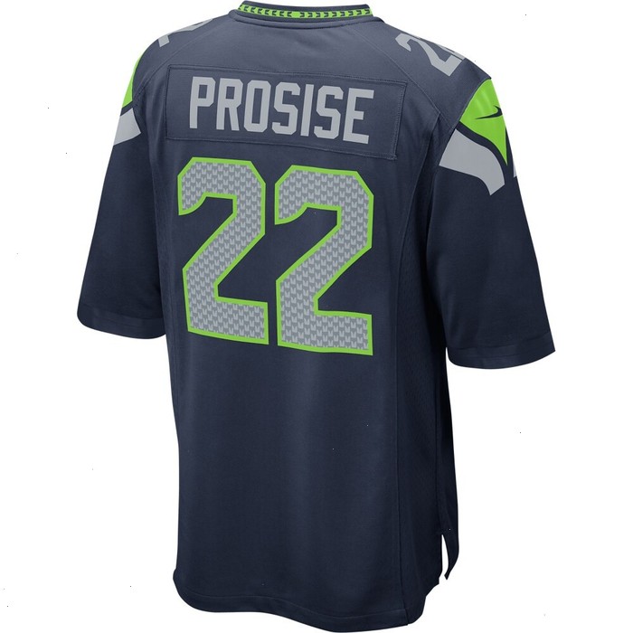 C.J. Prosise Seattle Seahawks Nike Youth Game Jersey - College Navy