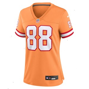 Cade Otton Tampa Bay Buccaneers Nike Women's Throwback Game Jersey - Orange