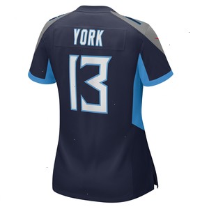 Cade York Tennessee Titans Nike Women's Team Game Jersey - Navy