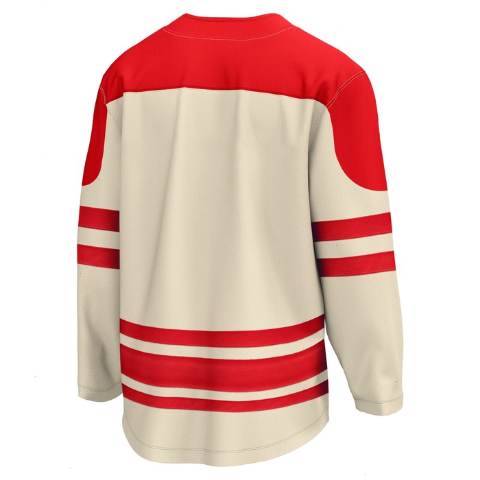 Calgary Flames Fanatics Branded 2023 NHL Heritage Classic Premier Breakaway Jersey – Cream