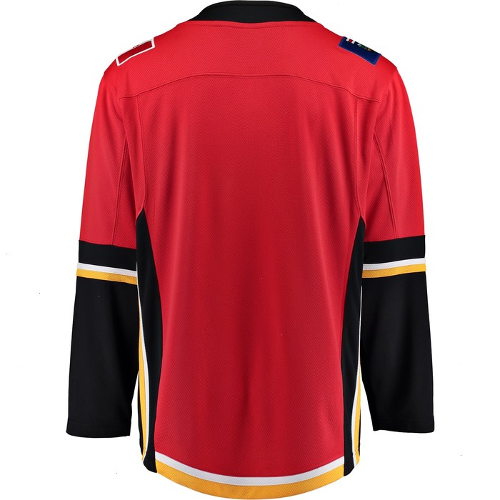 Calgary Flames Fanatics Branded Youth Premier Breakaway Alternate Jersey - Red/Black