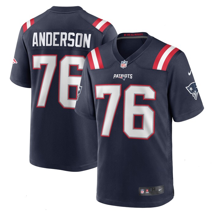 Calvin Anderson New England Patriots Nike Game Jersey - Navy