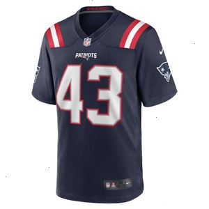 Calvin Munson New England Patriots Nike Home Game Player Jersey - Navy