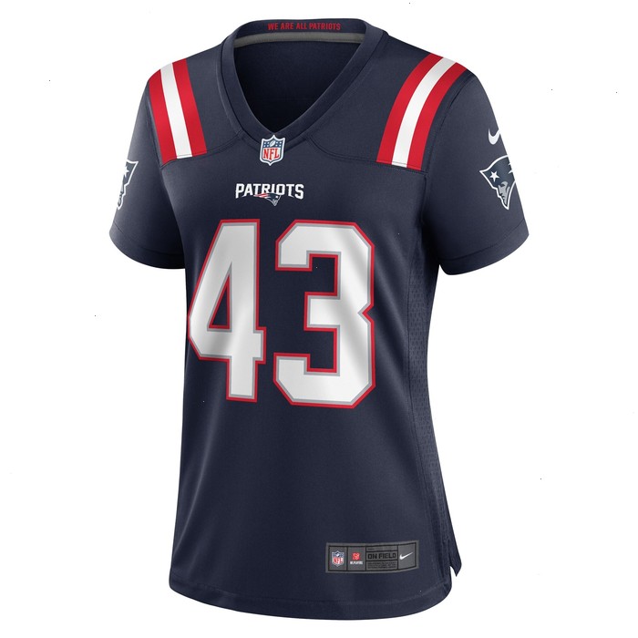 Calvin Munson New England Patriots Nike Women's Home Game Player Jersey - Navy