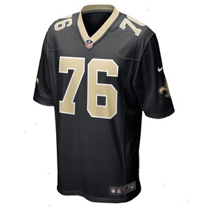 Calvin Throckmorton New Orleans Saints Nike Game Player Jersey - Black