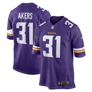 Cam Akers Minnesota Vikings Nike Game Jersey - Purple