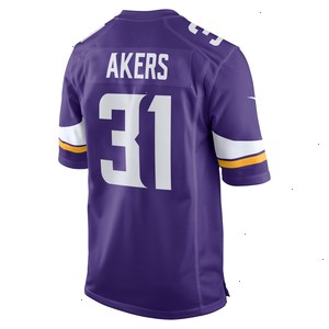 Cam Akers Minnesota Vikings Nike Game Jersey - Purple