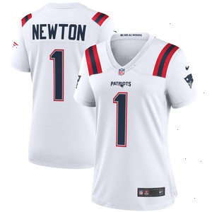 Cam Newton New England Patriots Nike Women's Game Jersey - White