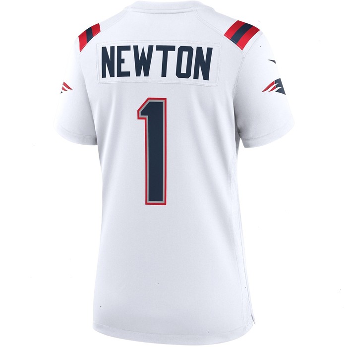 Cam Newton New England Patriots Nike Women's Game Jersey - White