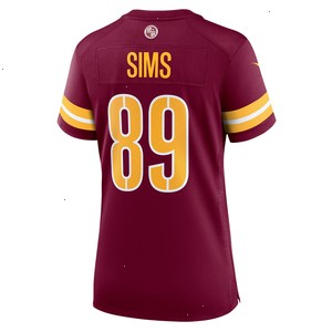 Cam Sims Washington Commanders Nike Women's Game Jersey - Burgundy