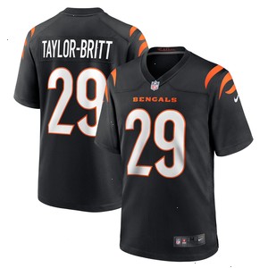 Cam Taylor-Britt Cincinnati Bengals Nike Game Player Jersey - Black