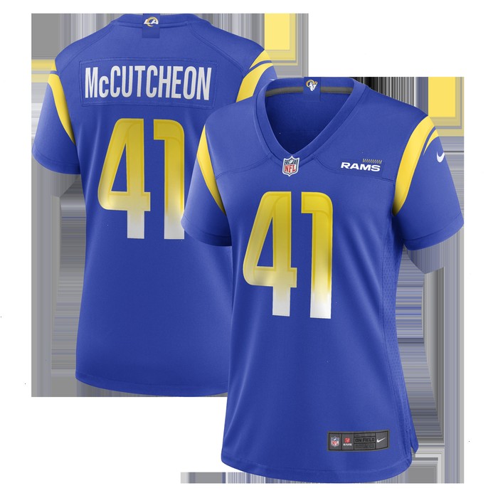 Cameron McCutcheon Los Angeles Rams Nike Women's Game Jersey - Royal