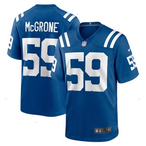 Cameron McGrone Indianapolis Colts Nike Team Game Jersey - Royal