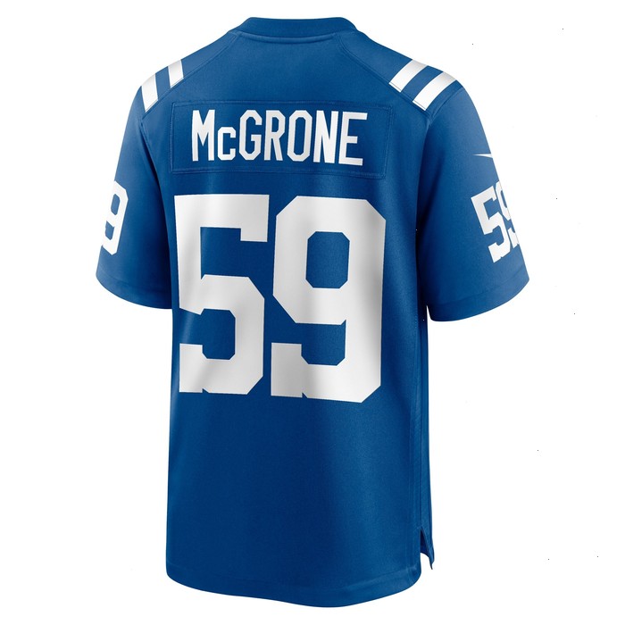 Cameron McGrone Indianapolis Colts Nike Team Game Jersey - Royal