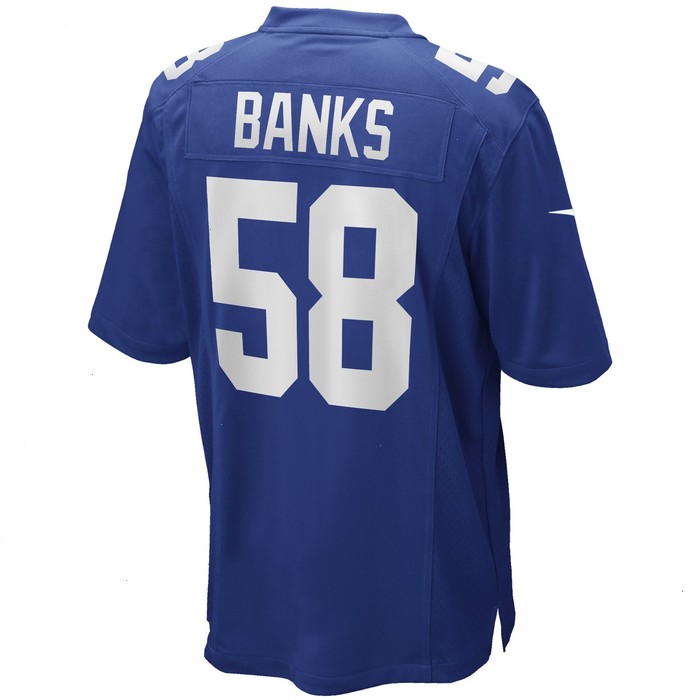 Carl Banks New York Giants Nike Game Retired Player Jersey - Royal