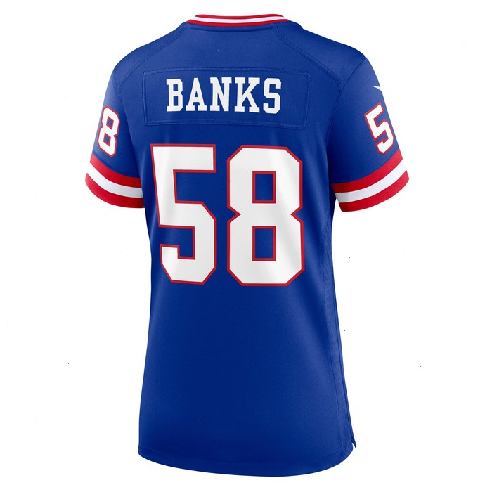 Carl Banks New York Giants Nike Women's Classic Retired Player Game Jersey - Royal