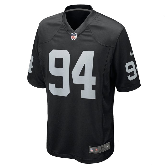 Carl Nassib Las Vegas Raiders Nike Game Jersey - Black