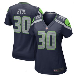 Carlos Hyde Seattle Seahawks Nike Women's Game Jersey - College Navy