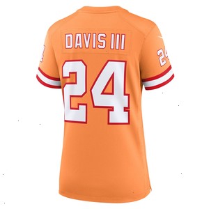 Carlton Davis III Tampa Bay Buccaneers Nike Women's Throwback Game Jersey - Orange