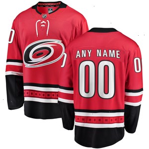 Carolina Hurricanes Fanatics Branded Alternate Breakaway Custom Jersey - Red