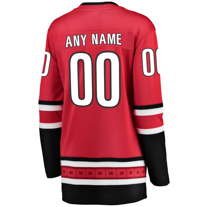 Carolina Hurricanes Fanatics Branded Women's Alternate Breakaway Custom Jersey - Red