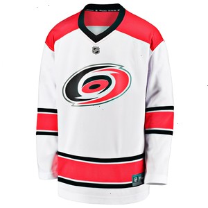 Carolina Hurricanes Fanatics Branded Youth Breakaway Replica Away Jersey - White