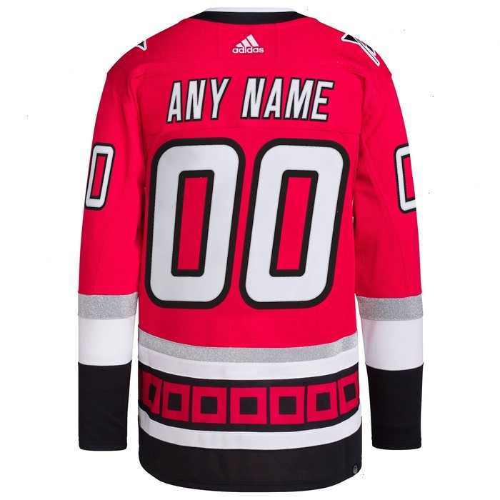 Carolina Hurricanes adidas 25th Anniversary Primegreen Authentic Pro Custom Jersey - Red