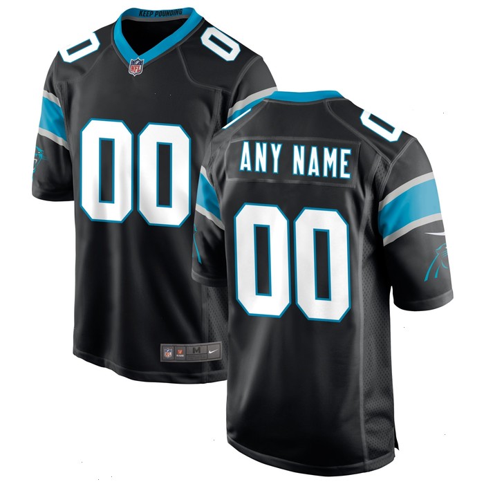 Carolina Panthers Nike Custom Game Jersey - Black