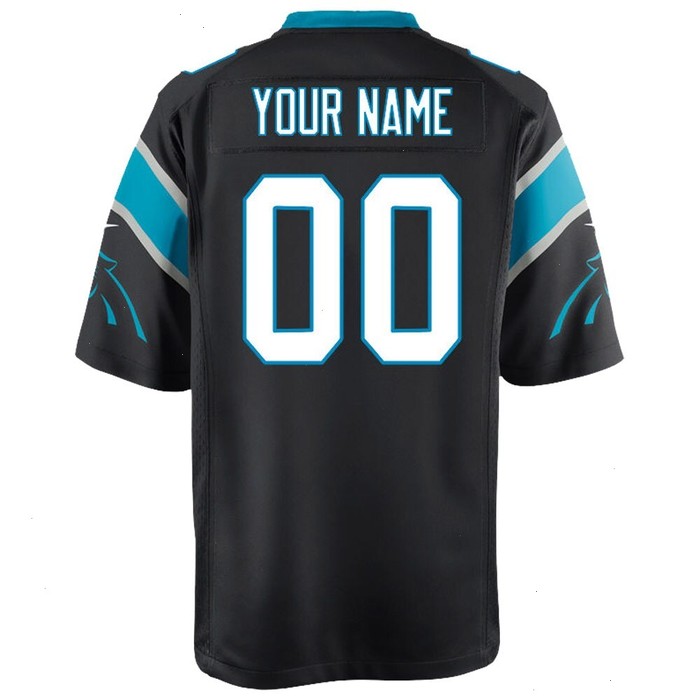 Carolina Panthers Nike Youth Custom Game Jersey - Black