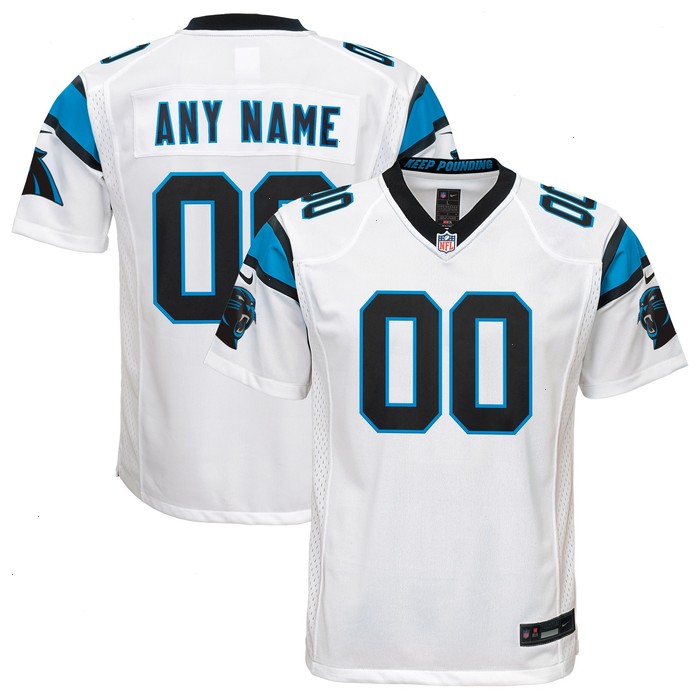 Carolina Panthers Nike Youth Custom Game Jersey - White