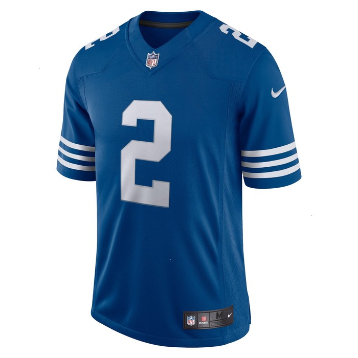 Carson Wentz Indianapolis Colts Nike Alternate Vapor Limited Jersey - Royal