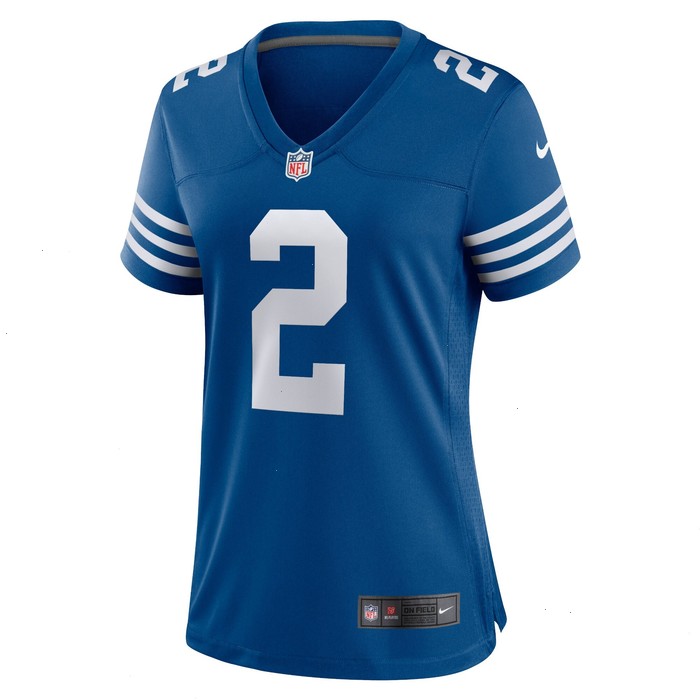 Carson Wentz Indianapolis Colts Nike Women's Alternate Game Jersey - Royal