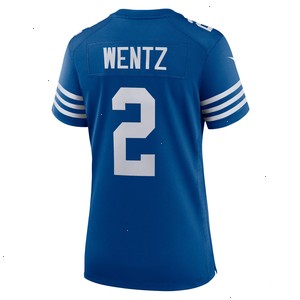 Carson Wentz Indianapolis Colts Nike Women's Alternate Game Jersey - Royal