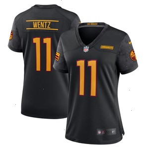 Carson Wentz Washington Commanders Nike Women's Alternate Game Player Jersey - Black