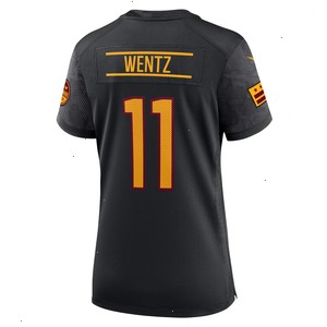 Carson Wentz Washington Commanders Nike Women's Alternate Game Player Jersey - Black