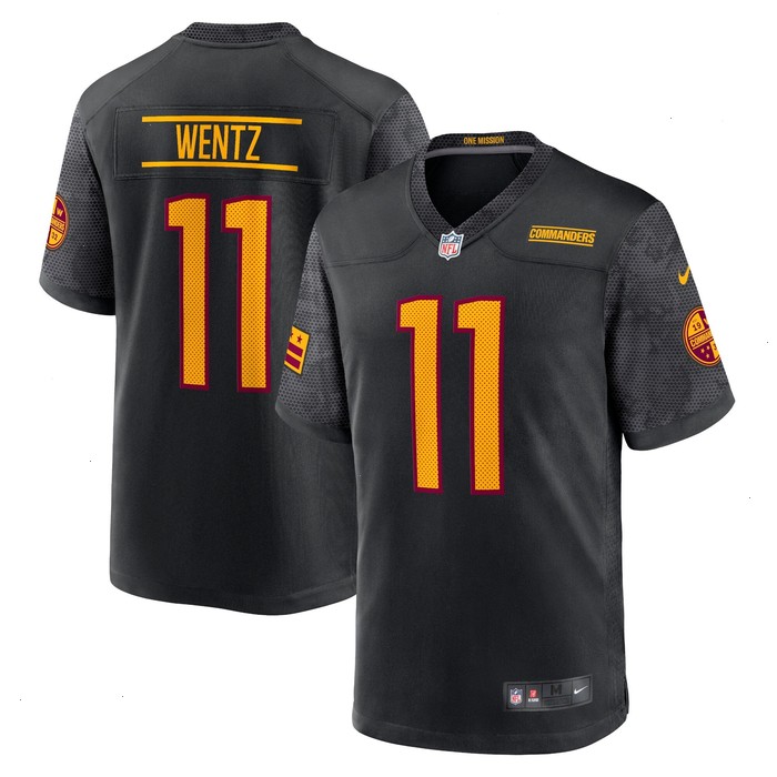 Carson Wentz Washington Commanders Nike Youth Alternate Game Jersey - Black