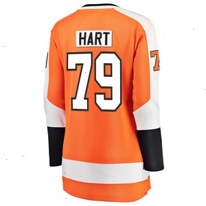 Carter Hart Philadelphia Flyers Fanatics Branded Women's Home Breakaway Player Jersey - Orange