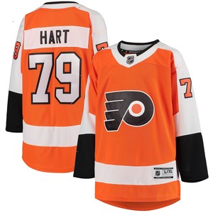 Carter Hart Philadelphia Flyers Youth Home Premier Player Jersey - Orange