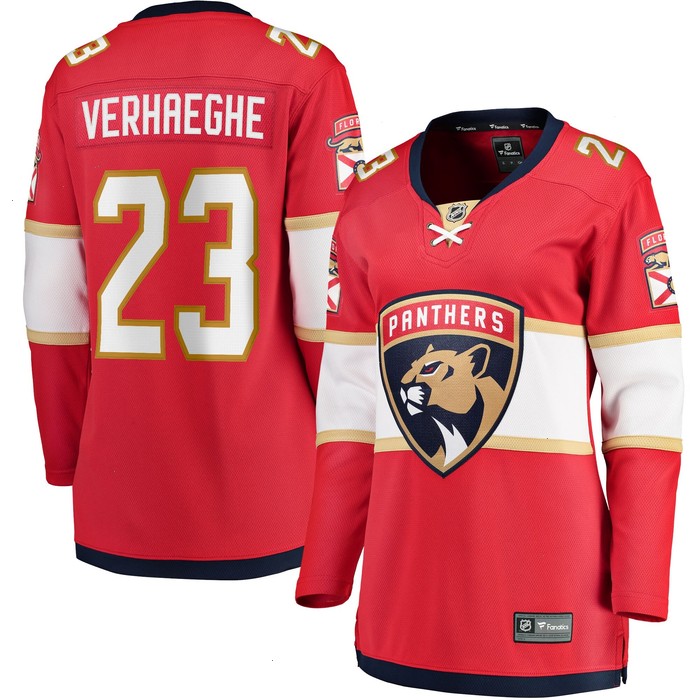 Carter Verhaeghe Florida Panthers Fanatics Branded Women's Home Breakaway Jersey - Red