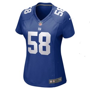 Casey Kreiter New York Giants Nike Women's Game Jersey - Royal