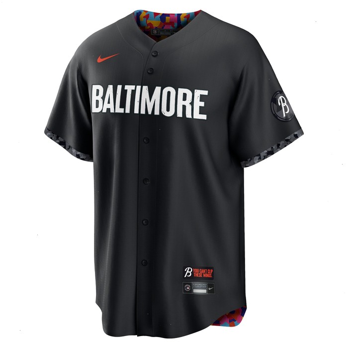 Cedric Mullins Baltimore Orioles Nike 2023 City Connect Replica Player Jersey - Black