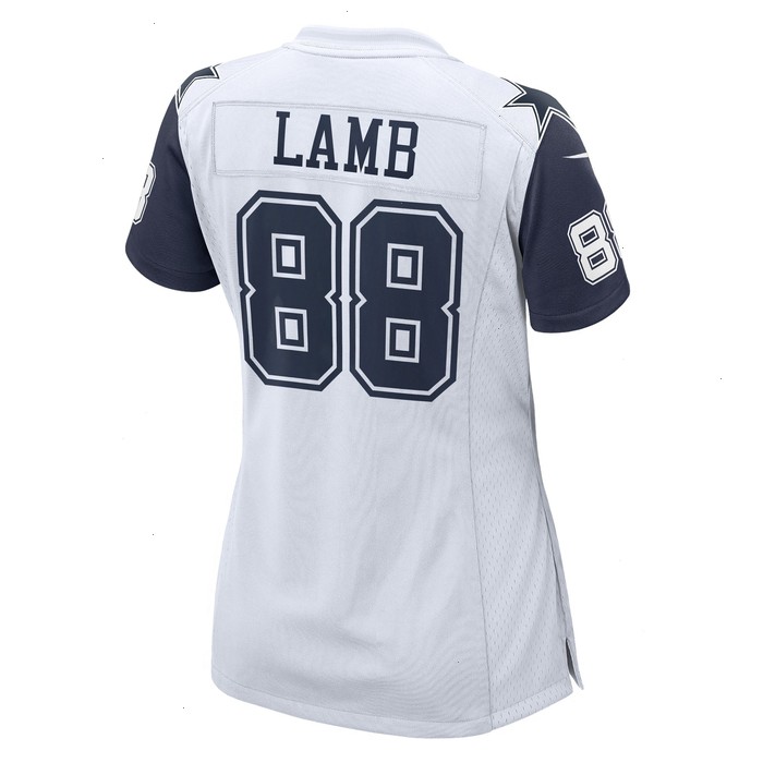 CeeDee Lamb Dallas Cowboys Nike Women's 2nd Alternate Game Jersey - White