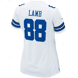 CeeDee Lamb Dallas Cowboys Nike Women's Game Jersey - White